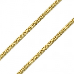Złoty łańcuszek 55cm PEŁNY splot 2mm Królewski Bizantyjski pr. 585